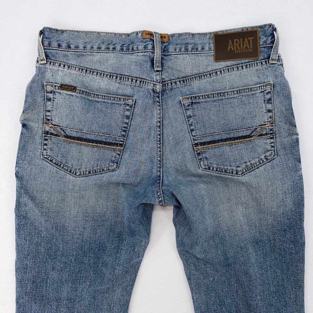 Ariat M5 Men's Blue Wash Straight Leg Denim Jeans Western Workwear Size 33x30 - Picture 16 of 16